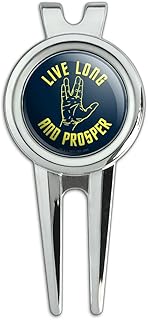 GRAPHICS & MORE Star Trek Live Long and Prosper Golf Divot Repair Tool and Ball Marker