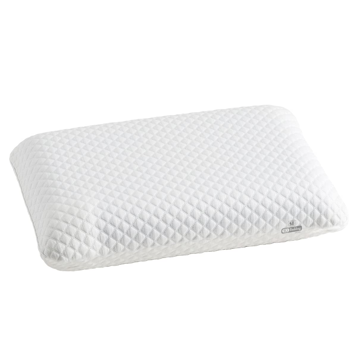 SGI bedding Memory Foam Pillow - Cervical/Contour Pillows for Neck and Back Support - Pain Relief & Side Sleeper Bed Pillows (16" x 24" x 5")