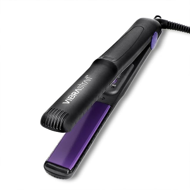 Fer plat essentiel en céramique vibrante, 1-Inch | Fast, sans frizz-Free Céramique Lissage des cheveux , Facile, Glide douce pour les vagues, Curls, cheveux lisses , Outils professionnels de coiffure