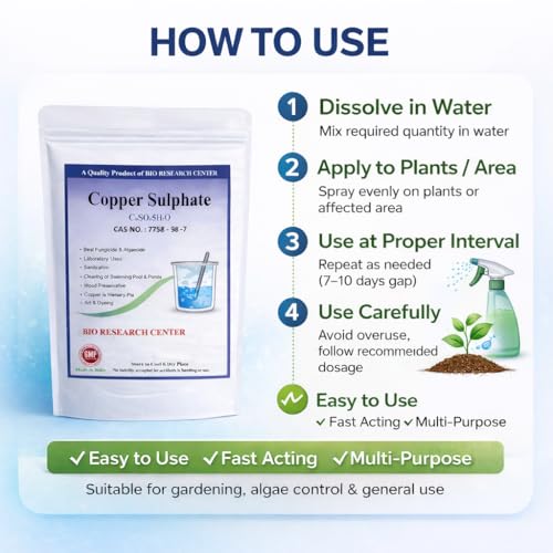 Image of COPPER SULPHATE 250g, Fungicide, Algaecide, Root killer, Leather tanning, Animal feed, others Industrial uses.