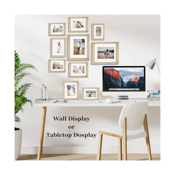   10-Pack-Picture-Frames-Collage-Wall-Decor-Gallery-Wall-Frame-Set-with-Mat-for-Wall-Mounting-or-Tabletop-Display-Including-Two-8x10-Four-5x7-Four-4x6-Photo-Frames-Real-Glass