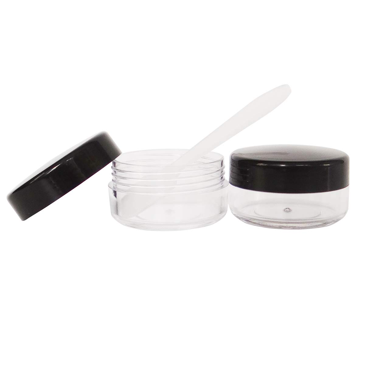 Wopanxye 30pcs 10ml Empty Sample Pots, Small Plastic Cosmetic Jars, 10g Mini Multi-color Travel Makeup Container - Image 4