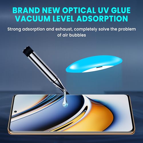 Image of ArmourPro UV Privacy Tempered Glass Compatible for Realme 11 Pro (6.7 Inch, Pack of 2) Edge to Edge Full SCreen Coverage & Installation Kit | Anti-Spy /Anti-Peeping 9H Hardness