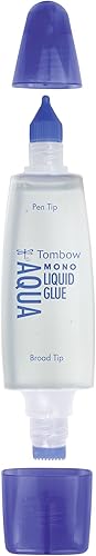 Miniatura 3 de Tombow PT-WTC-10P - Pegamento líquido extra fuerte con dos puntas, paquete de 10