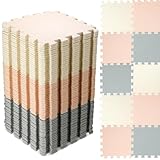 Nuanchu 60 PCS Kids Foam Puzzle Floor Mat Bulk - Solid Color...