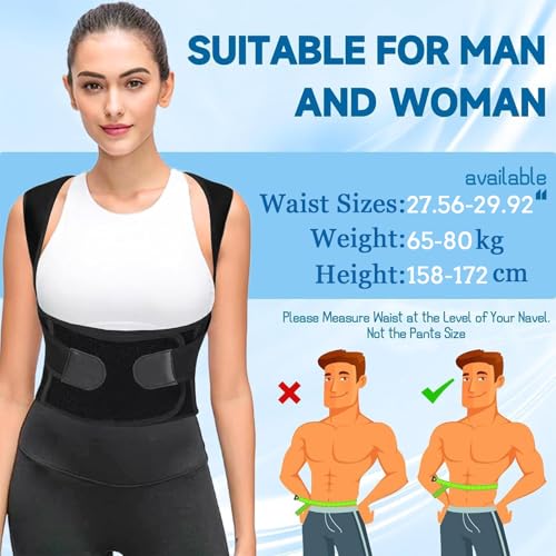 COLEESON Posture Corrector for Men and Women, Comfortable Upper Back Brace, Adjustable Back Straightener Support for Shoulder, Neck and Back - Image 2