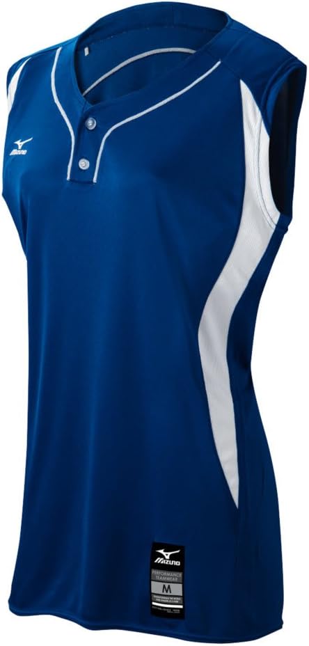 Mizuno Women's Elite 2-Button Game Jersey - Sleeveless