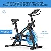 DePommeyeux-Exercise-Bike-Stationary-Indoor-Cycling-Bike-with-35-Lbs-Flywheel-Exercise-Equipment-for-Home-Workouts-Cardio-Training-with-Comfortable-Seat-Silent-Belt-Drive-iPad-Holder De.Pommeyeux Exercise Bike, Stationary Indoor Cycling Bike with 35 Lbs Flywheel, Exercise Equipment for Home Workouts Cardio Training with Comfortable Seat, Silent Belt Drive, iPad Holder