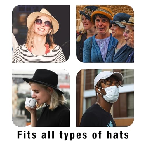 Image of 10 Pack Hat Size Reducer, Hat Size Tape, Inserts Liner Foam Reducing Tape for Men and Women's Hats, Caps (10, White)