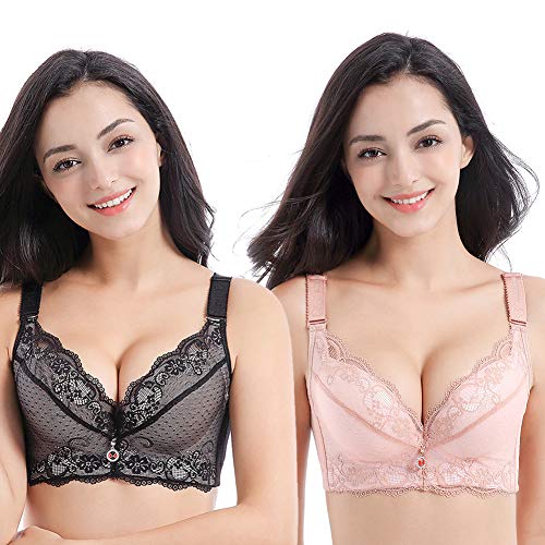 Xuvozta Women Push Up Bra Womens Padded Push Up Bra Add Two Cups