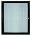 Aarco Products Aarco 1 Door Aluminum Framed Enclosed Bulletin Board Black Powder Coat - 30"W x 36"H