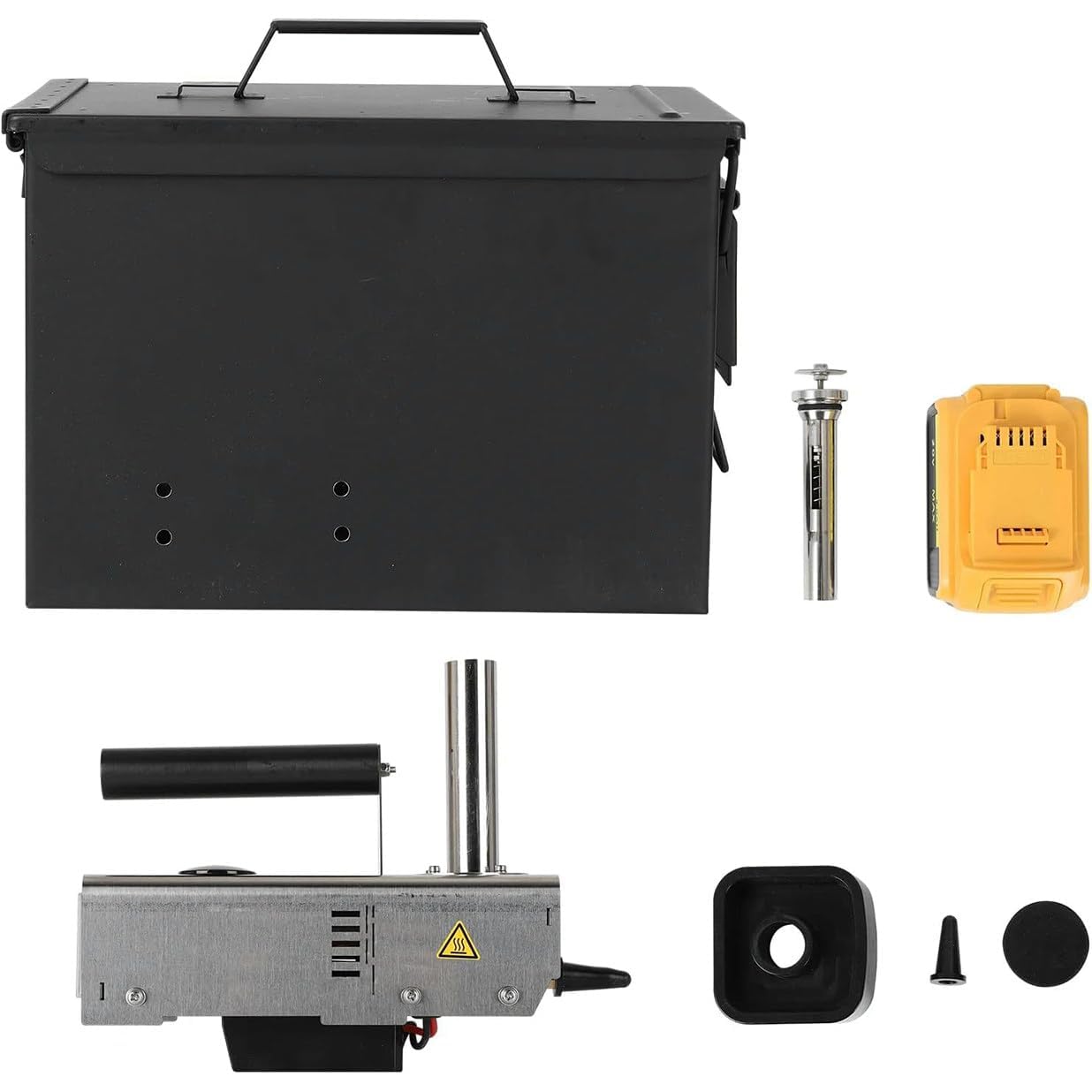 Vaporizzatore di acido ossalico per api a batteria Sublimatore per apicoltura Dispenser di acido ossalico Strumento di trattamento degli acari per la cura dell'alveare