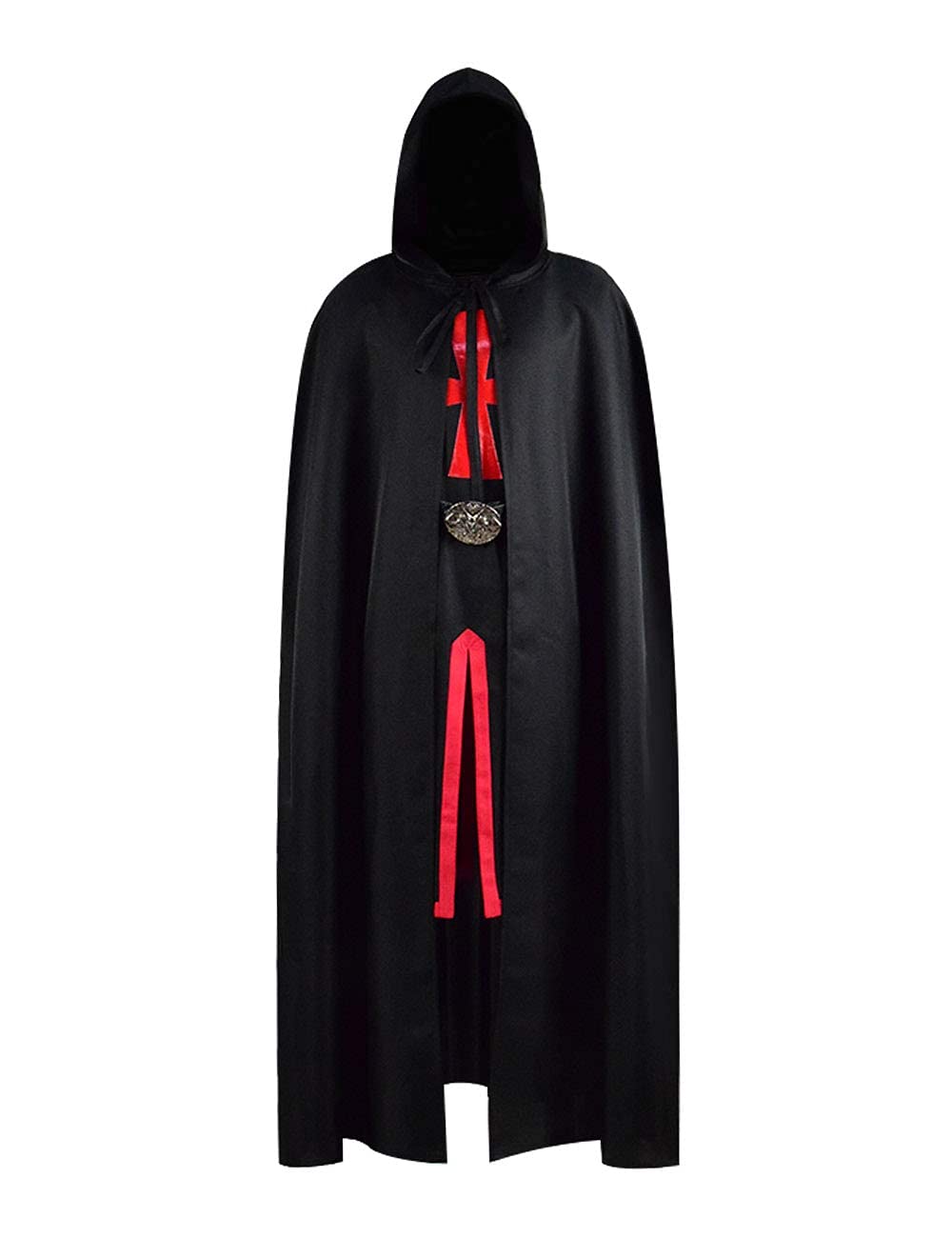 Halloween Robe Middeleeuwse Cape Mantel Cape Outfits Halloween Crusader Kostuum Halloween Mantel