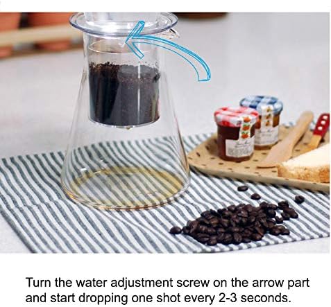 Rlovecoffee Cold Brew Hand Drip Dutch Coffee Maker SET 500ml for 2~3 People