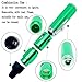 Fengfang Butane Torch Lighter, Lighters Long Portable Metal All in One Pipe Built-in Detachable Inflatable Lighter (Green)