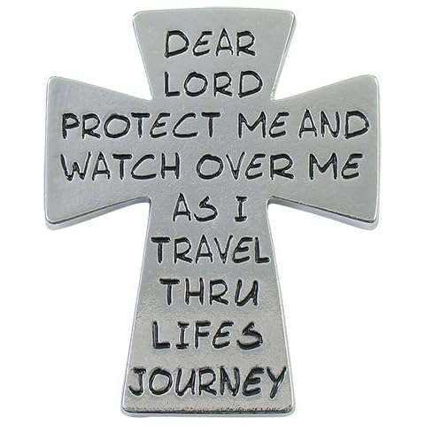 Sterling Gifts Cross Visor Clip - Protect Me on Life's Journey Cover