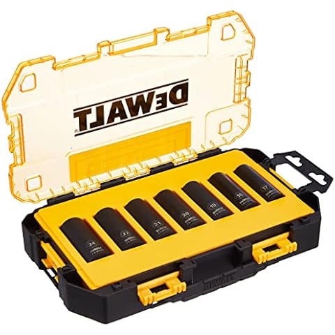 DEWALT 1/2" Metric Deep Impact Socket Set Cover