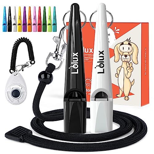 Gammaeon Ultraschall Hundepfeife Edelstahl - Verstellbare Frequenz Für Hunde & Tauben