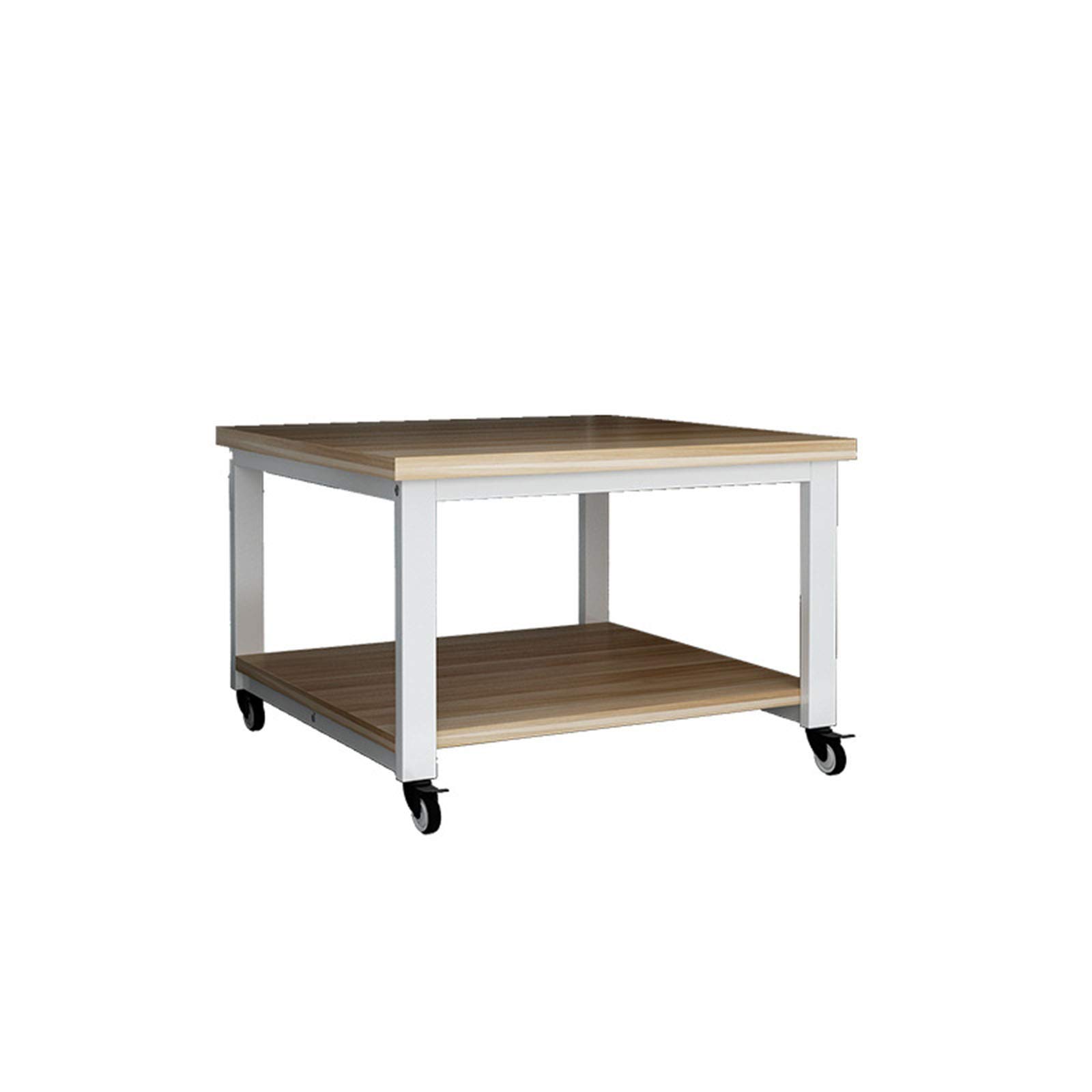 Printer Stand on Wheels Mini Rolling Printer Cart Machine Stand for Fax Machine Scanner Files Office Supplies