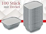 Produktdaten: Die runden Aluschalen sind Hitzebeständig bis +350°C und Kältebeständig bis -40°C. Die Maße sind ca. 12,7 cm Länge und 10 cm Breite bei ca. 3,3 cm Höhe. Der Rand der Aluschale kann umgeknickt werden und bietet dadurch dem teilbeschichteten Aludeckel perfekten Halt / Fixierung und Abschluß. Das Fassungsvolumen beträgt ca. 250ml.