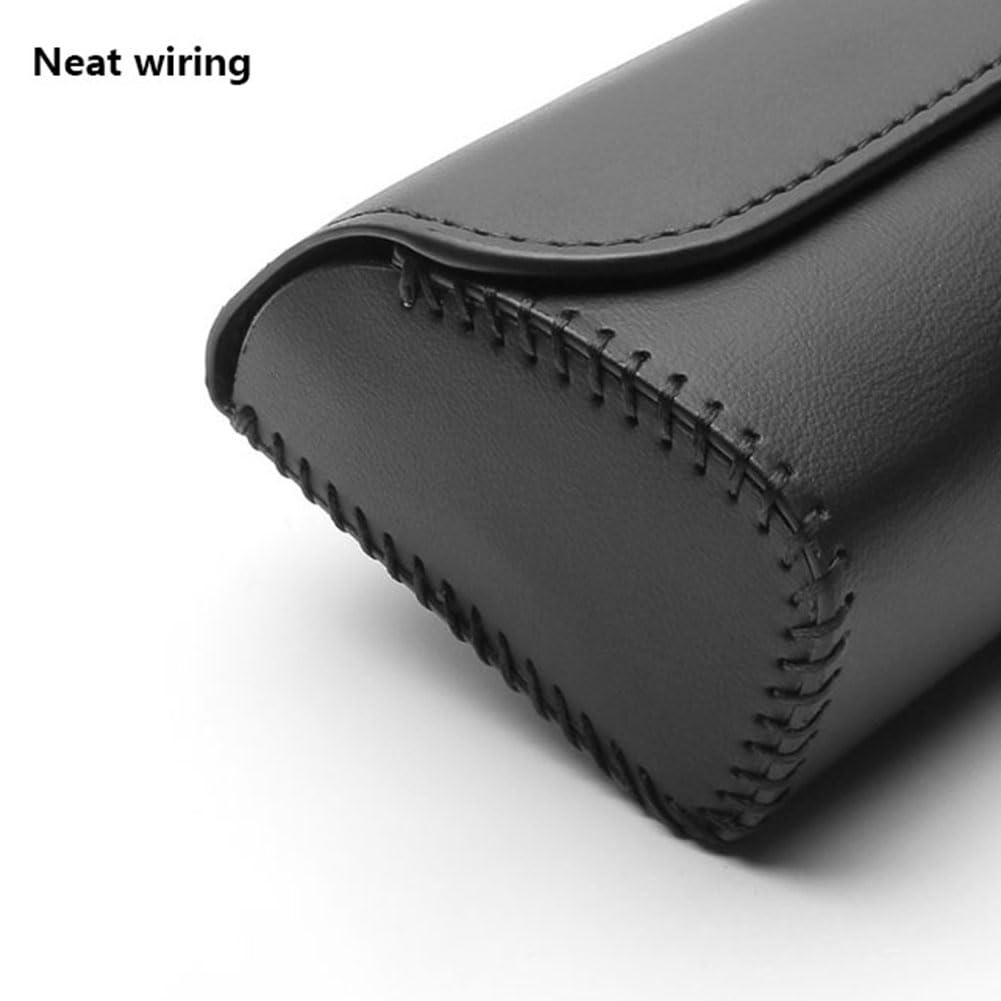 Auto Brillenetui Sonnenblende für A1 A3 TT, Auto Sonnenbrillenhalter Leder, Universal Kristall Brillen Aufbewahrungsbox,J