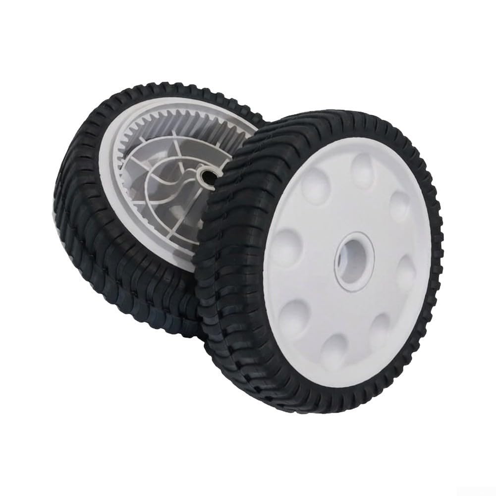 Rueda de transmisión delantera de 8 pulgadas con 53 dientes para Troy Tb240 para Toro para cortacésped Craftsman Número de pieza 734-04018 Reemplazo de neumático de plástico negro