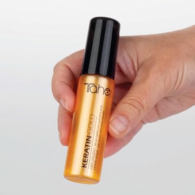 Shampoing Tahe Kératine Or 1000 Ml - Anti-frisottis, Pour Cheveux épais, Fabriqué En Espagne