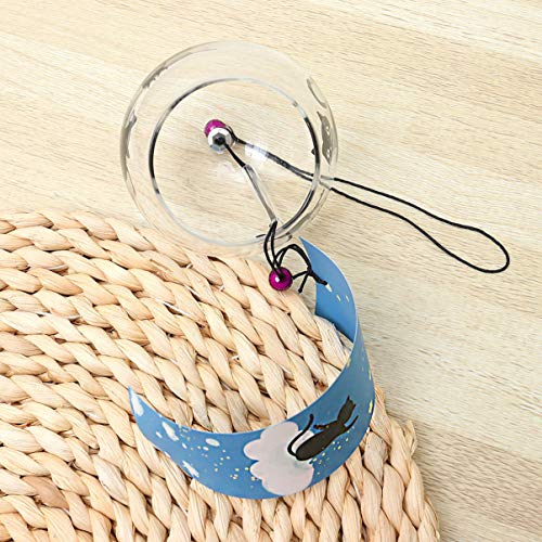 Amosfun Japanese Wind Chime Cat Glass Wind Bells Decorative Hanging Wind Chime Hanging Decor For Car Interior Home #TOP4