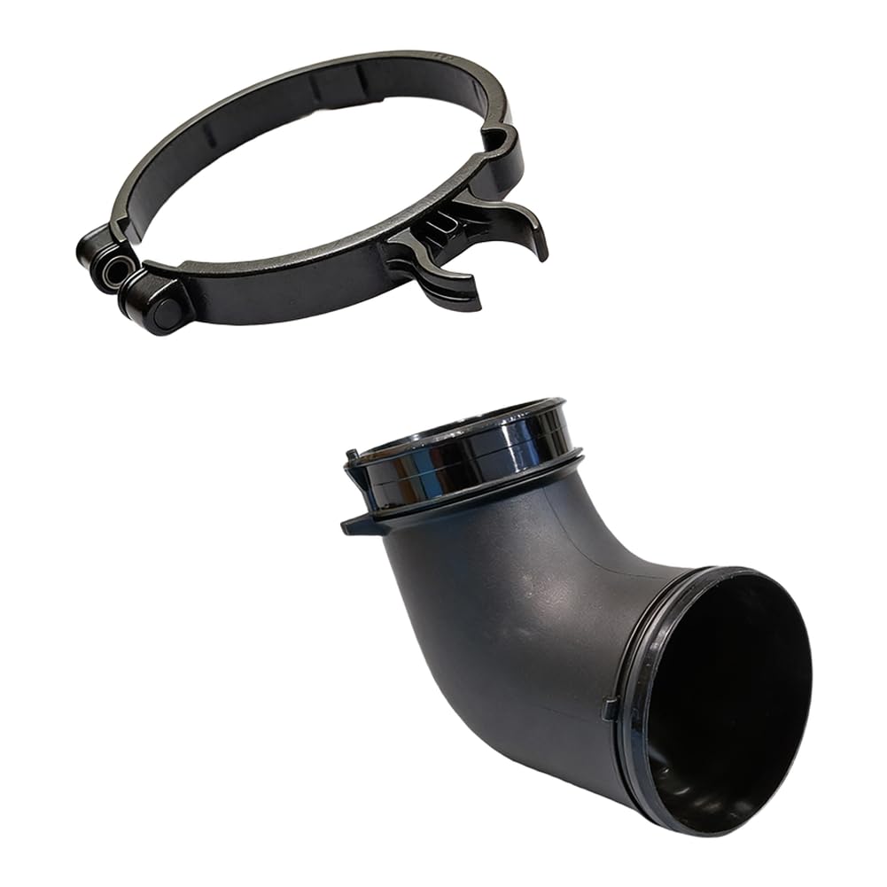 Codo de soplador y manguera plegable con abrazadera para manguera Stihl BR800 BR800X BR700 BR450, pieza de repuesto 4283-700-6900 4282-701-6102, conector de ángulo negro para soplador de