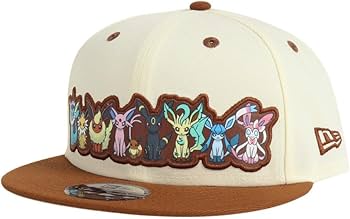 9FIFTY Pokémon ポケモン イーブイフレンズ クロームホワイト ML 9FIFTY Pokémon ポケモン イーブイフレンズ クロームホワイト ブラウン