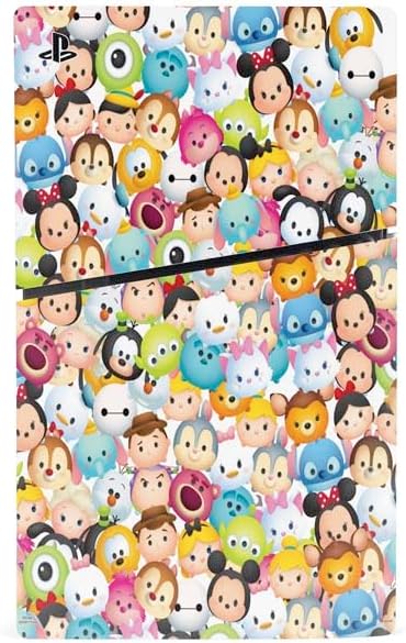 Skinit Decal Gaming Skin Compatible with PS5 Slim Digital Edition Console - Officially Licensed Disney Tsum Tsum Animated Characters Design