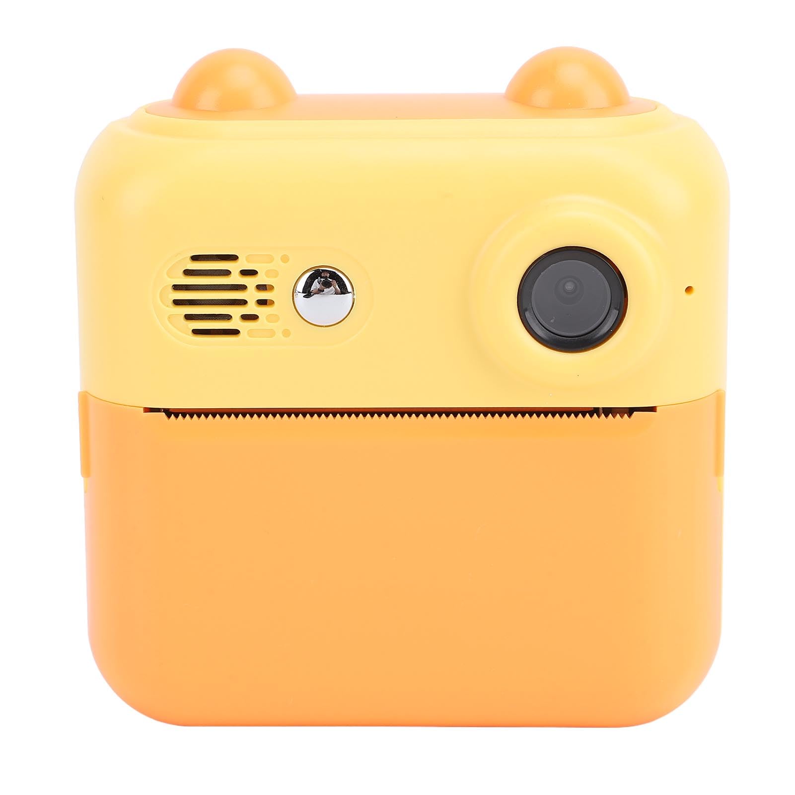 Instant Camera, 1080P Kids Instant Print Camera with 2.4 Inch Screen, 48MP Digital Zoom Video Camera Toddler, Portable Toy 3 4 5 6 7 8 9 10 Year Old Girls Boys (Yellow)-image-18
