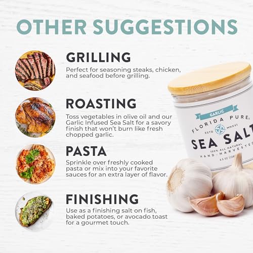 Garlic Sea Salt 4.5 oz Jar miniatura 4