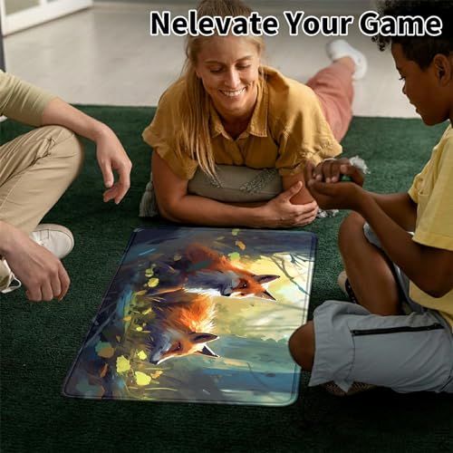Image of Card Mat for MTG & TCG Playmat,Wild Foxes