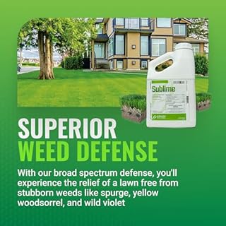 Albaugh Sublime Weed Killer, Unrivaled Defense Against Crabgrass, Creeping Charlie, Dandelions & More, Non-Bleaching Formula, Fast-Acting, Commerical & Residential, 1 Gallon