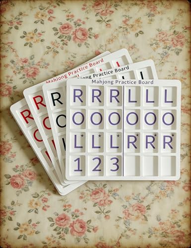 Tablero de práctica Mahjong portátil de 24 ranuras miniatura 3