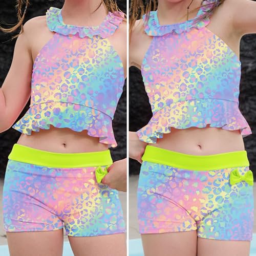 Image of CHILDRENSTAR Little Girls Tankini Swimsuit 2 Pieces Bathing Suit for Kids