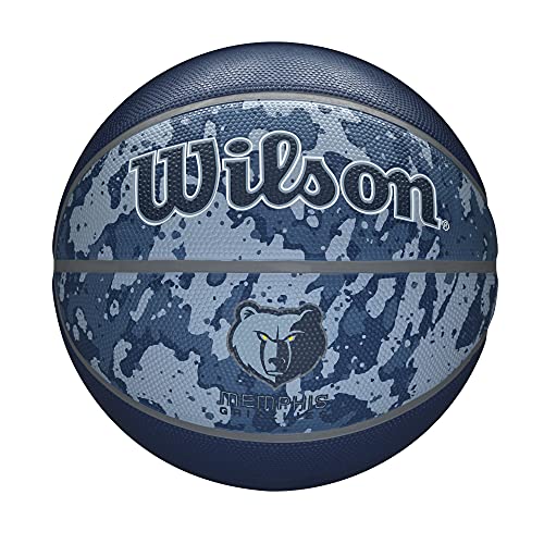 Image of WILSON NBA Team Tiedye Basketball - Size 7-29.5 inch, Memphis Grizzlies