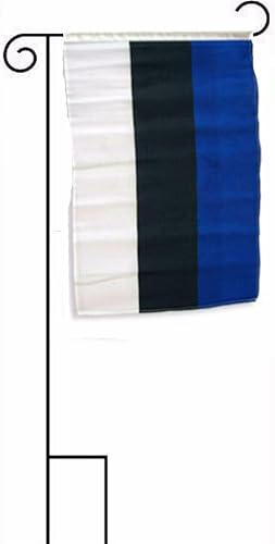 Deluxe 12x18 12"x18" Estonia Sleeved wGarden Stand Flag by Lumaglow