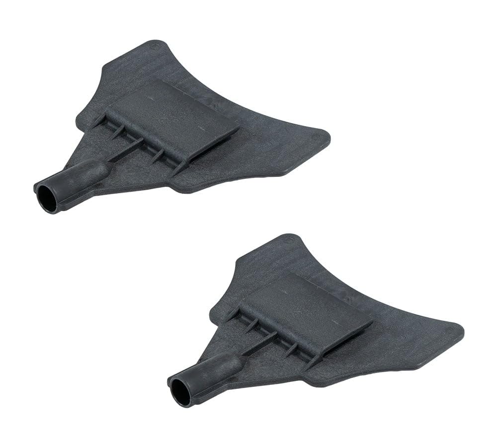 2 Pack V-Shaped Replacement Head for 8ft Corner Protector Handle - Black