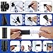 Nuanchu 8 Set 1/2 Inch Wire Loom Connector Car Wire Loom Accessories, Openable Tee, Tubing T Fitting, Y-Type, Straight Fittings for 1/2 Inch Conduit for Auto Home Harness Routing Projects