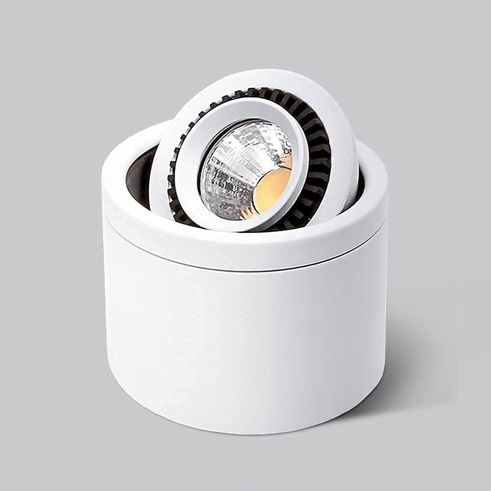 Spotlight LED plafonnier blanc 5W orientable 4000K pour cuisine