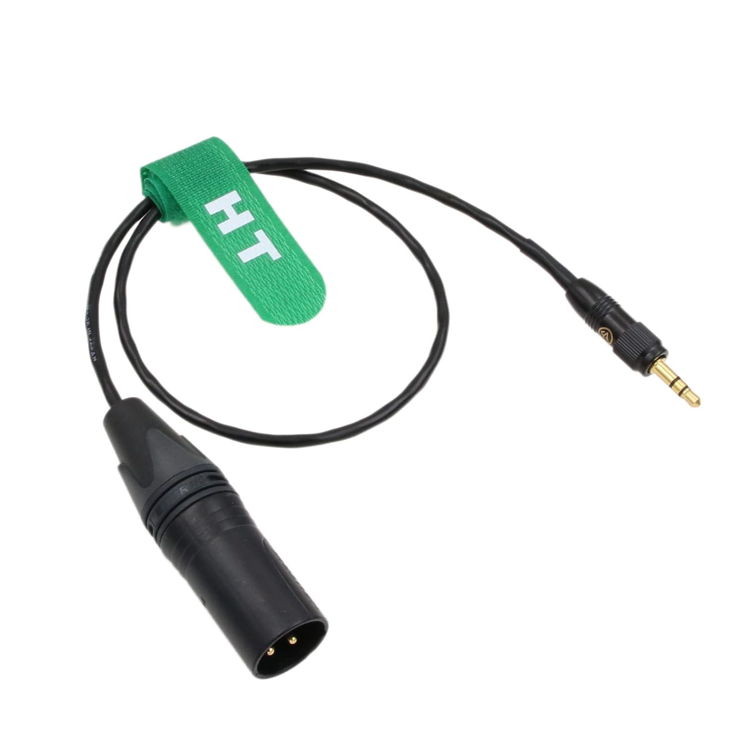 Audio Cable Locking 3.5mm 1/8" XLR 3 Pin for Sennheiser EK500 G4 Sony UWP D21 URX Deity Receiver to Sony FX9 C300 XF605 Camera Sound Devices Mixer