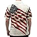 Allover Patriotic Polo Shirt | American Flag Polo Shirt Men | Cotton 4th of July Shirts for Men | Button Closure Patriotic Shirts for Men in 2X-Large