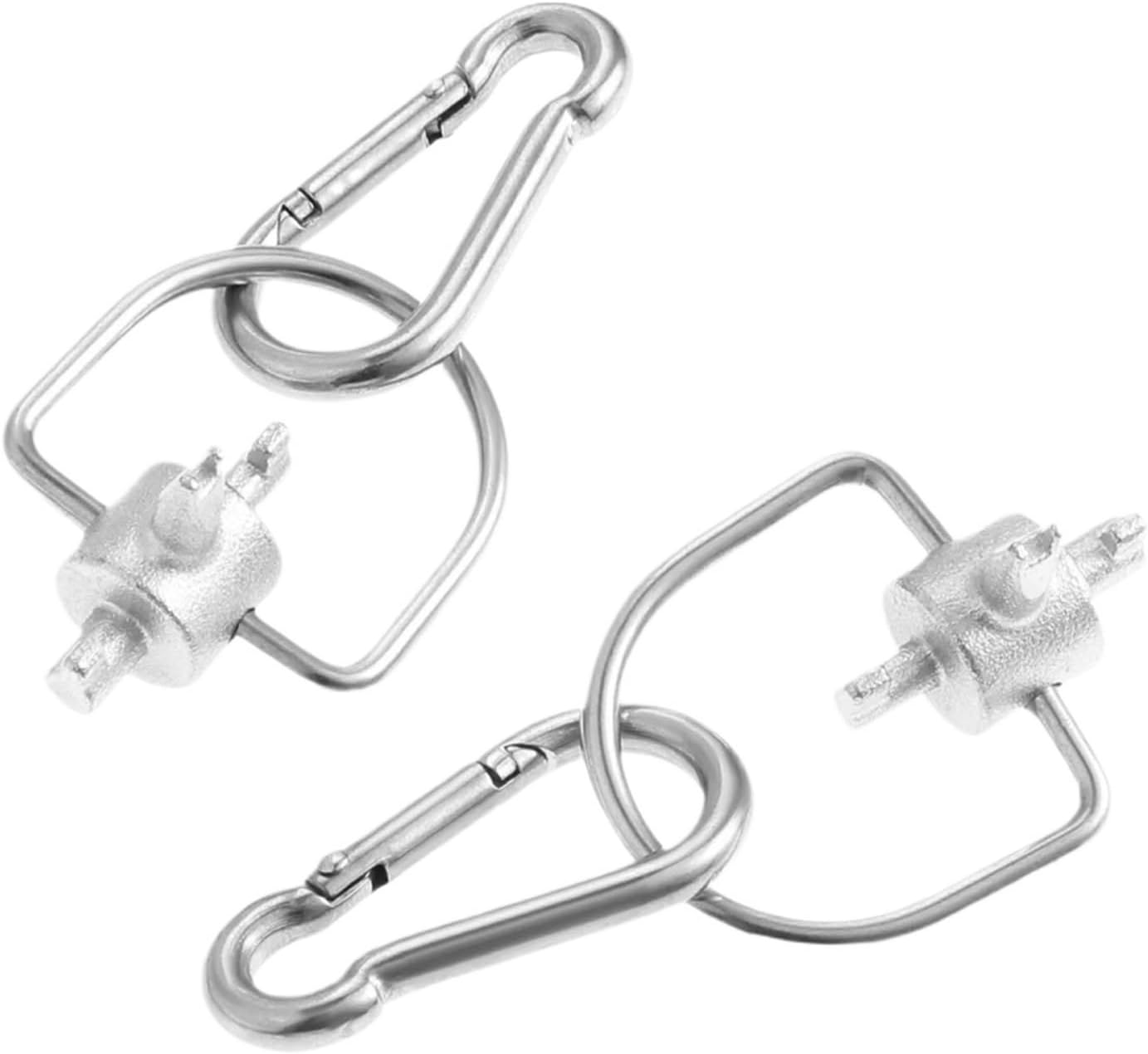 4Pcs Locking Cap Keys For R22 And 410A Refrigerants Stainless Steel Multi-Function Triple Key Tool Unlike Single Sets