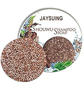 Allbestaye Natural Shampoo Bar, Polygonum Multiflorum Shampoo Soap for Dry Damaged Organic Hair D...