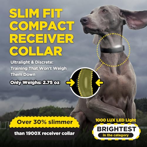 Dogtra ARC-X E-Collar for Dog Training - 3/4 Mile Range, for Dogs 15 lbs+, Slim Design, IPX9K Waterproof, 100 Stimulation Levels, Vibration, Tone, Rechargeable - Dog Owners and Professional Trainers - Image 3