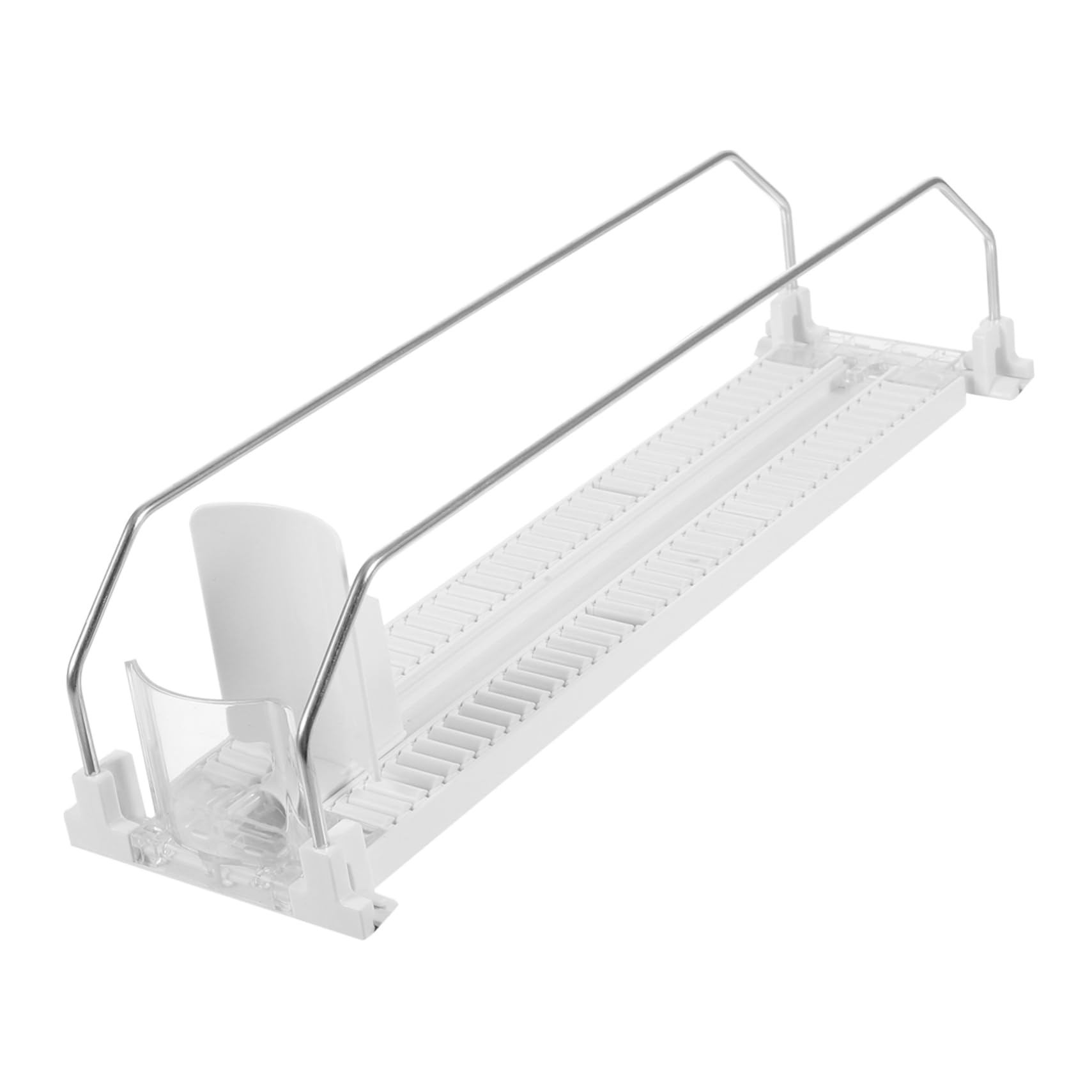 PRETYZOOM Convenient Shelf Drink Pusher Dispenser for Fridge Automatic Can Organizer Easy to Install Saving Design for Convenience Stores and Home Use