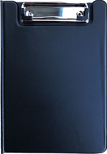 Klemmmappe, Klemmbrett mit Deckel (Schwarz, A5)