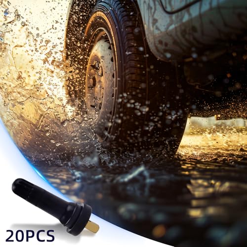 20 Stück Reifendrucksensor Ventil, Reifen Ventilstämme Ersatz Ventil Fuer Reifendrucksensor mit Befestigungsschraube, Reifendruckkontrollsystem TPMS Sensor Ventilschaft für Buick